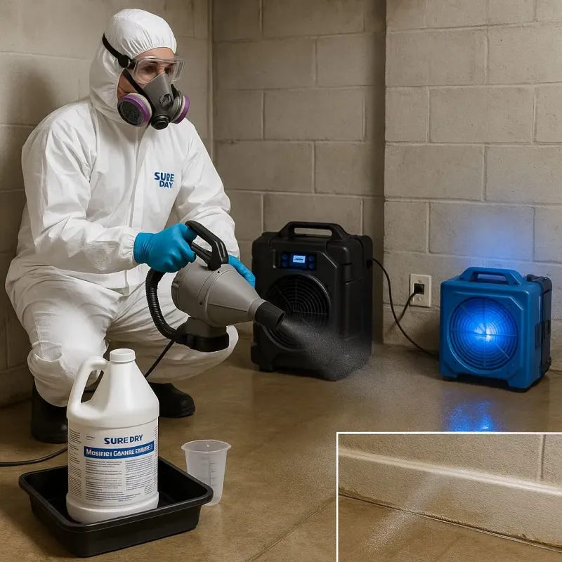Sanitization and Odor Removal process in Goodlettsville, TN